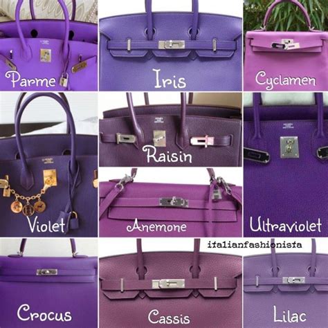 hermes purple bag|cassis color chart.